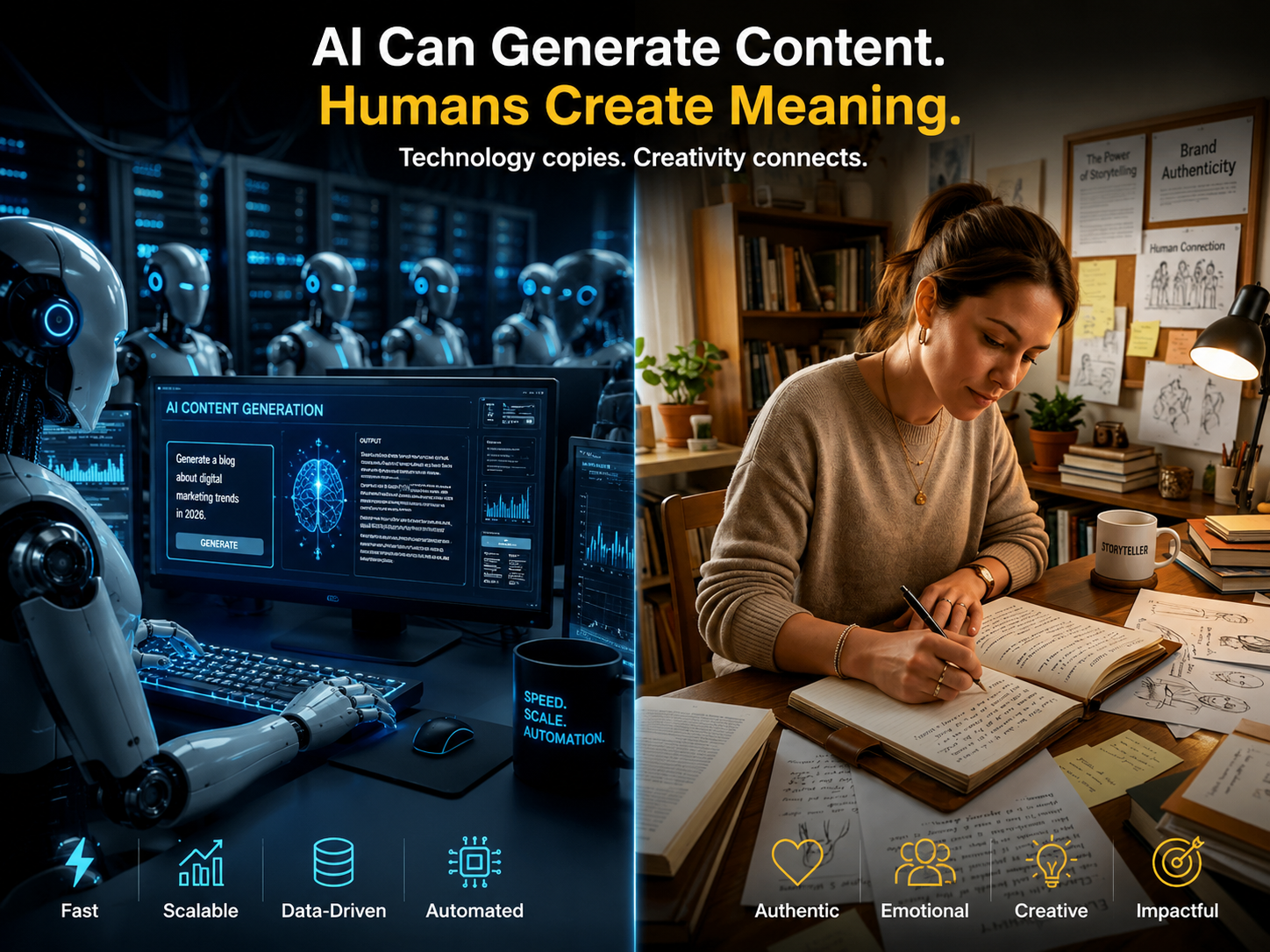 AI vs Human Creator